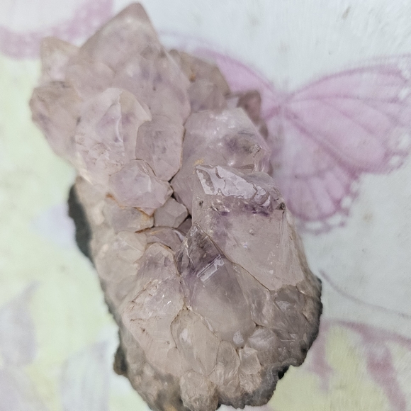 Pale Purple Raw Cut Amethyst Cluster Quartz Rock/Stone 7.4oz - Picture 6 of 6